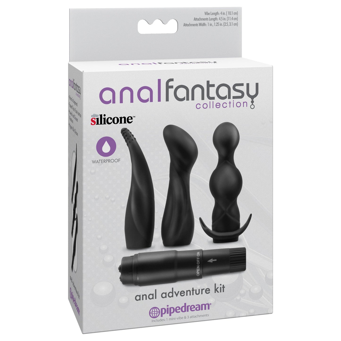 Anal Fantasy Collection Anal Adventure Kit - Black - Thorn & Feather Sex Toy Canada