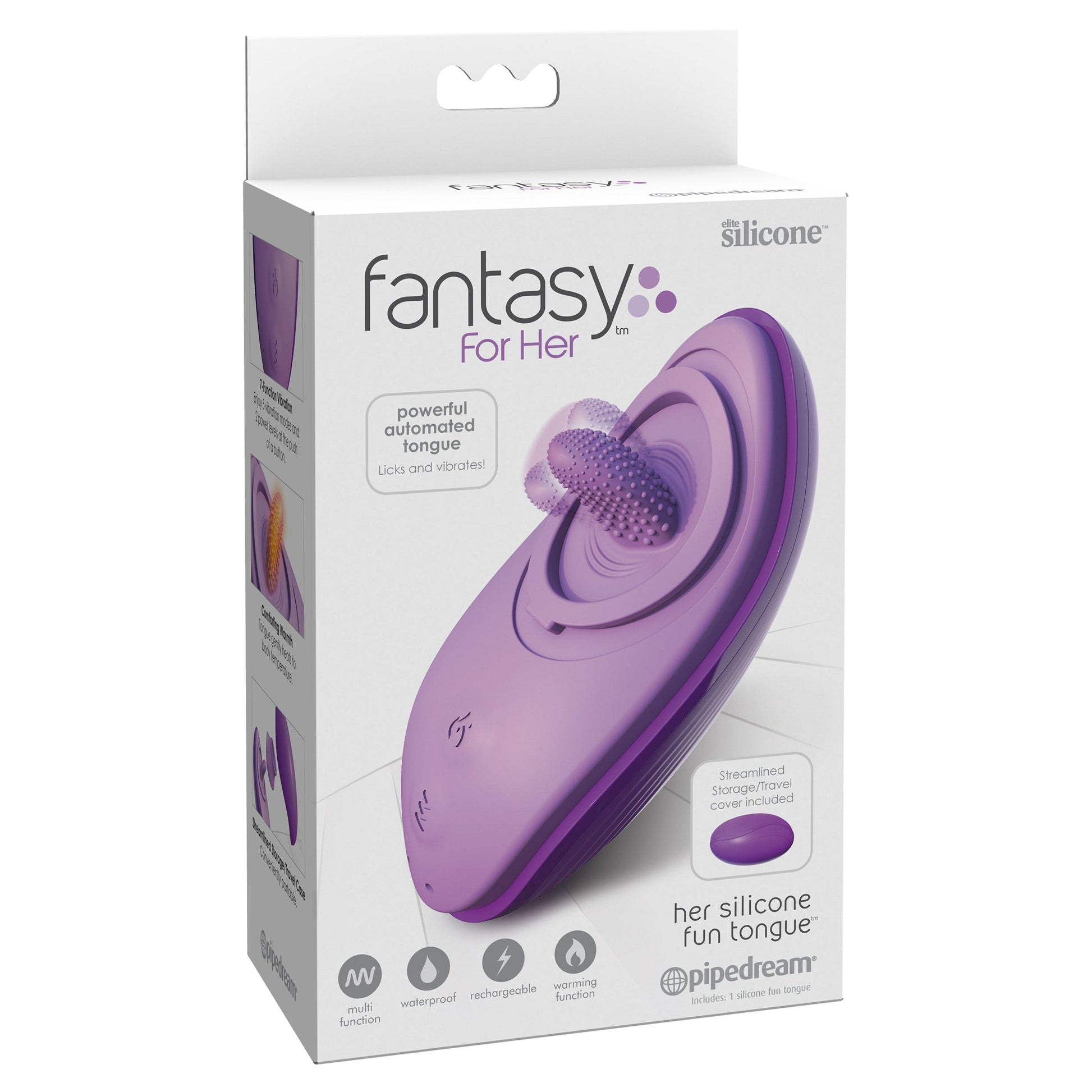 Fantasy For Her - Her Silicone Fun Tongue - Thorn & Feather Sex Toy Canada