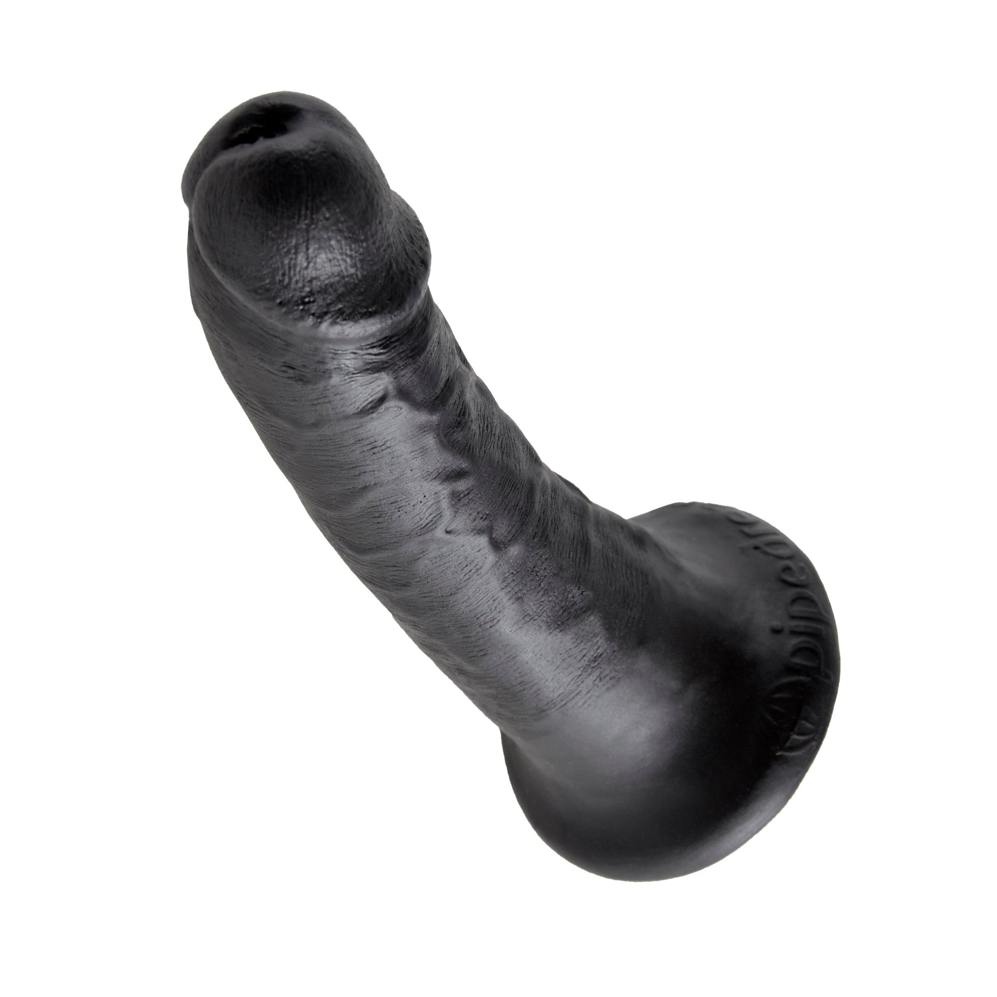 King Cock 6" Cock - Black - Thorn & Feather Sex Toy Canada