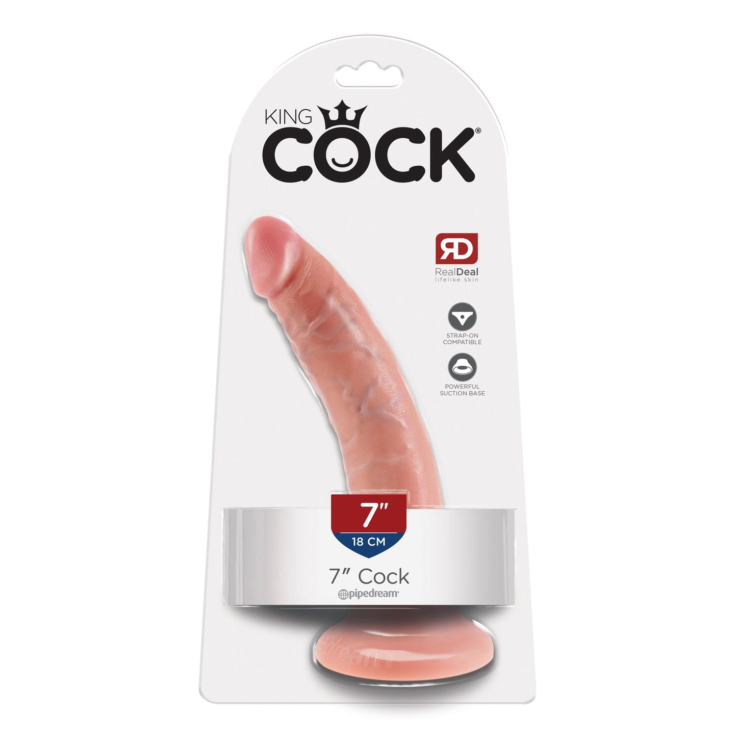 King Cock 7" Cock - Flesh - Thorn & Feather Sex Toy Canada