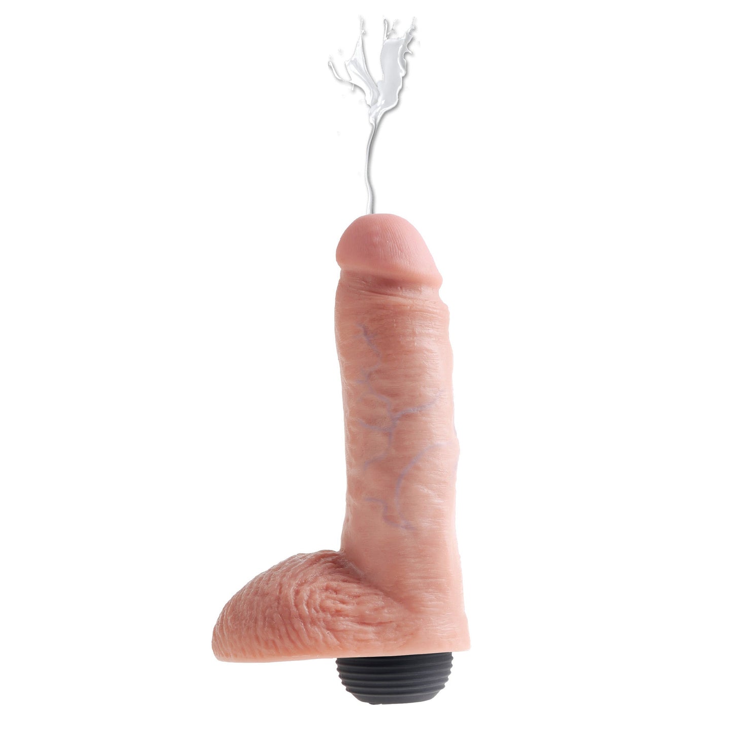 King Cock 8" Squirting Cock with Balls - Flesh - Thorn & Feather Sex Toy Canada