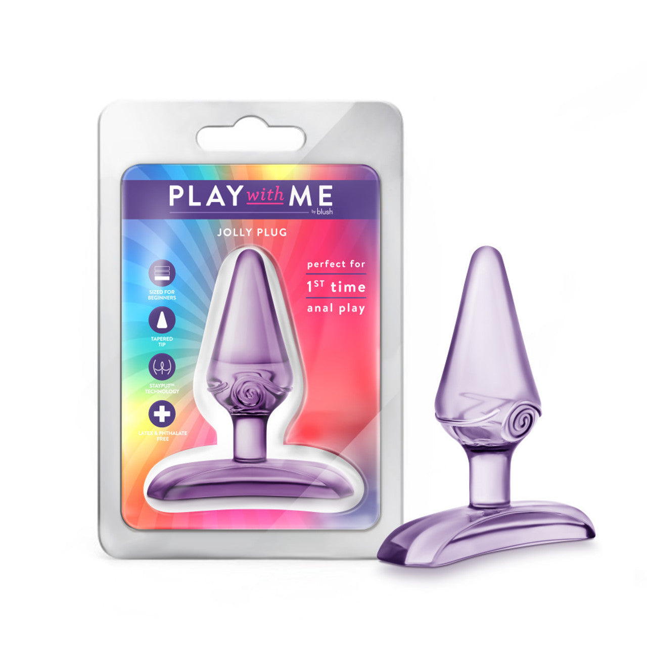 Play With Me Jolly Plug - Purple