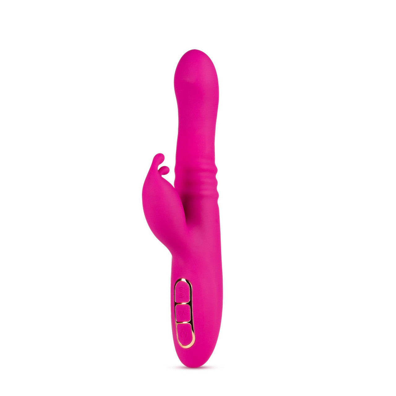 Lush Kira Rechargeable Silicone Dual Stimulation Rabbit Vibrator By Blush - Velvet Pink - Thorn & Feather Sex Toy Canada