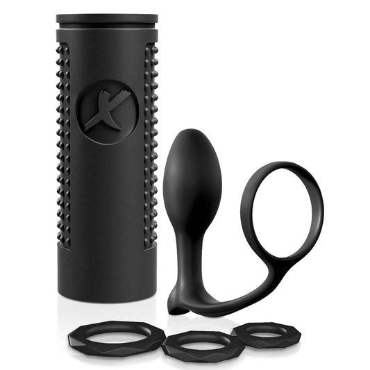 PDX Elite Ass-gasm Explosion Kit - Black - Thorn & Feather Sex Toy Canada