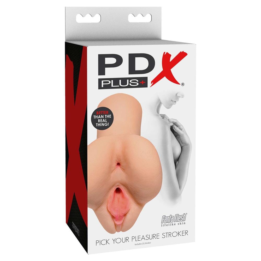 PDX Plus Pick Your Pleasure Stroker - Light - Thorn & Feather Sex Toy Canada