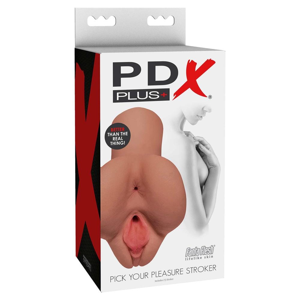 PDX Plus Pick Your Pleasure Stroker - Tan - Thorn & Feather Sex Toy Canada