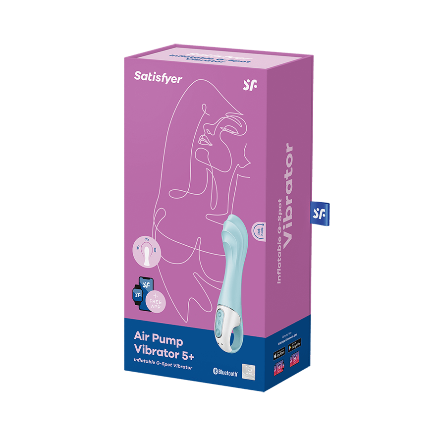 Satisfyer Air Pump Vibrator 5+ - Thorn & Feather Sex Toy Canada