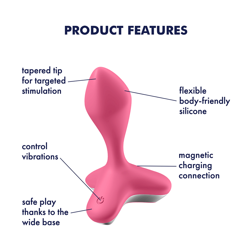 Satisfyer Game Changer Vibrating Anal Plug - Thorn & Feather Sex Toy Canada