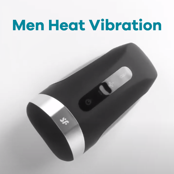 Satisfyer Men Heat Vibration - Thorn & Feather Sex Toy Canada