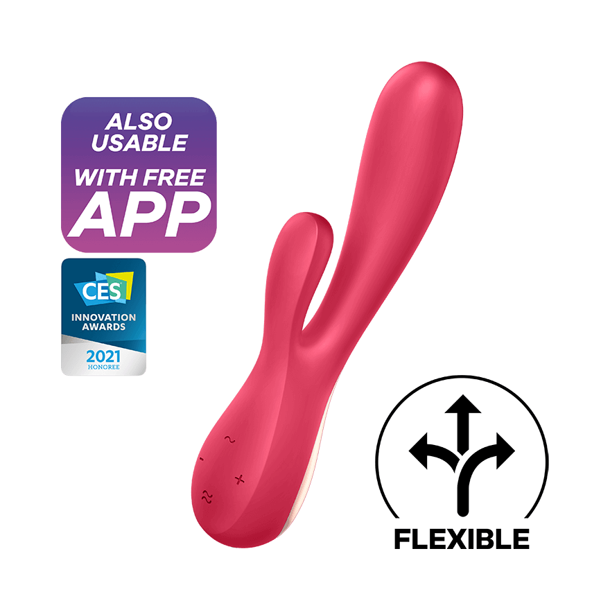 Satisfyer Mono Flex App Rabbit Vibrator - Thorn & Feather Sex Toy Canada