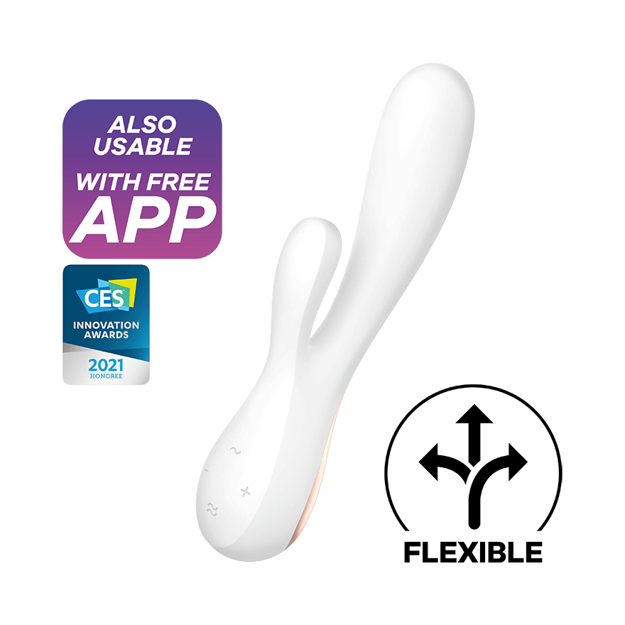 Satisfyer Mono Flex App Rabbit Vibrator - Thorn & Feather Sex Toy Canada