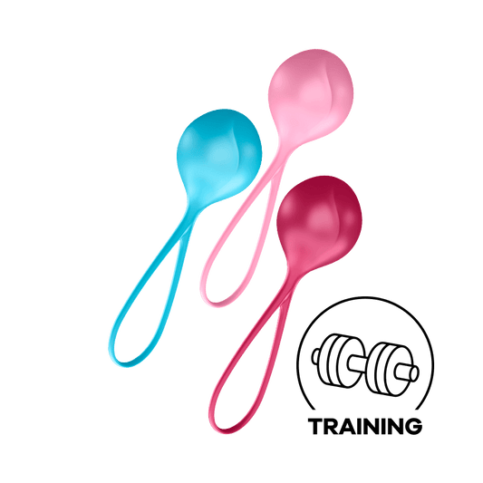 Satisfyer Strengthening Kegel Balls - Multicolour Set - Thorn & Feather Sex Toy Canada