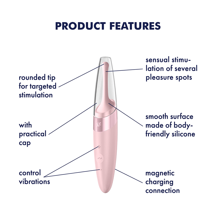 Satisfyer Twirling Delight Clit & Nipple Stimulator - Thorn & Feather Sex Toy Canada