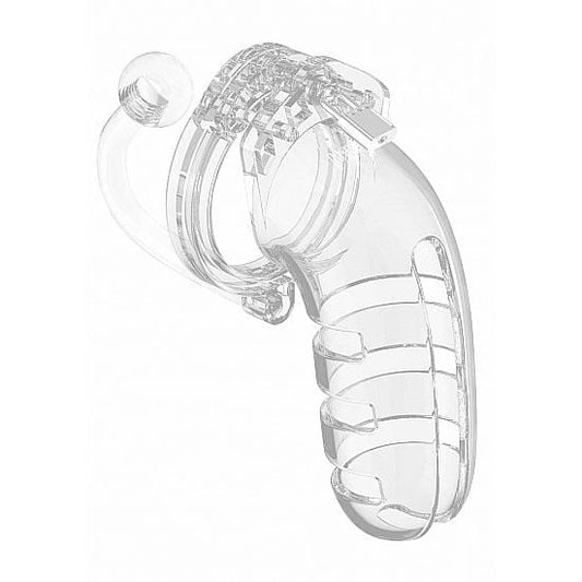 Mancage Model 12 Chastity 5.5 Inch Cage with Plug - Thorn & Feather Sex Toy Canada
