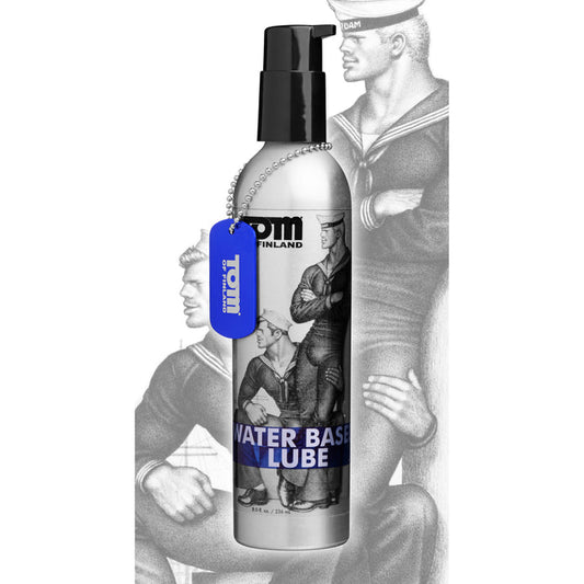 Tom of Finland Water Based Lube - 8 Oz
