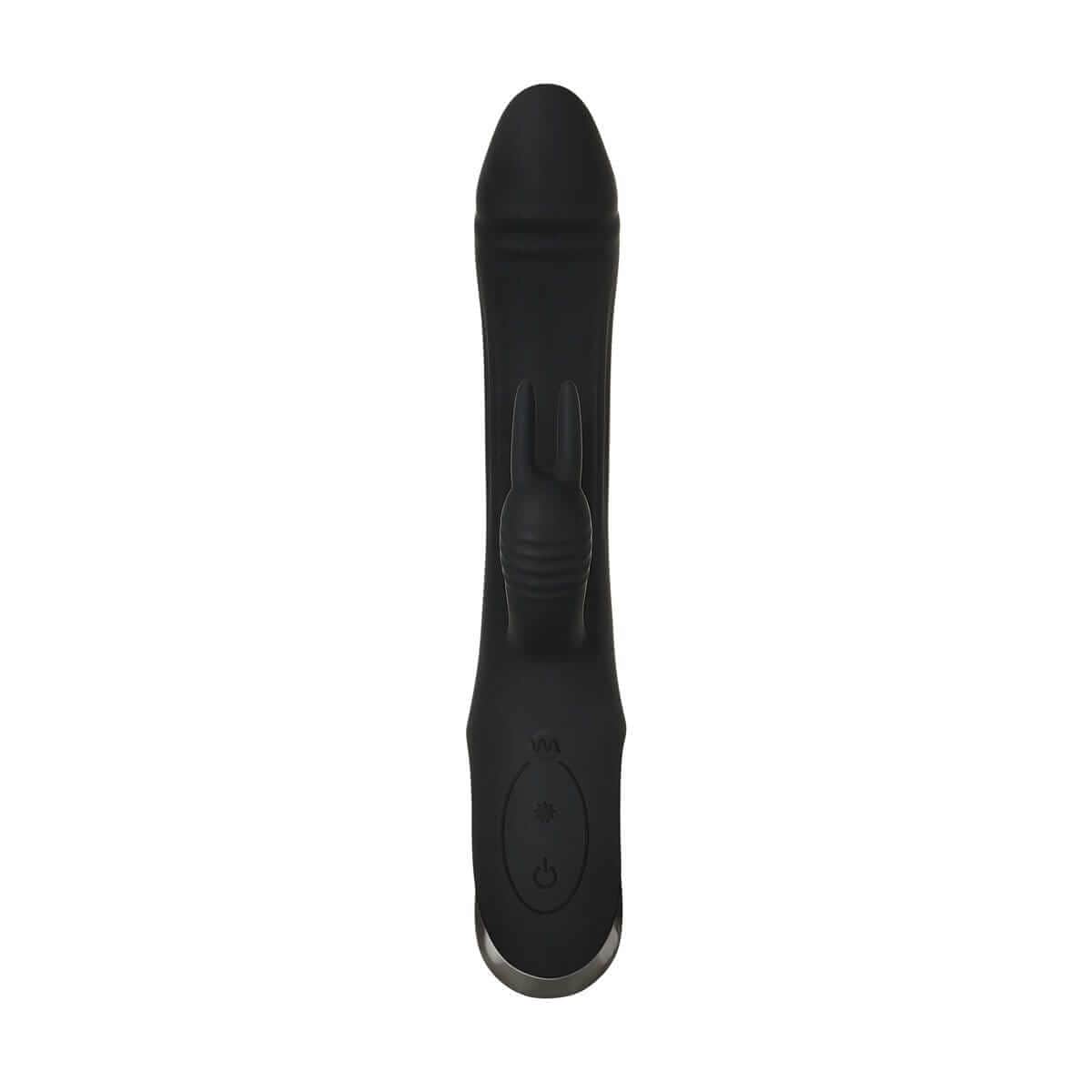 Trifecta Large Triple Stimulation Vibrator - Black - Thorn & Feather Sex Toy Canada