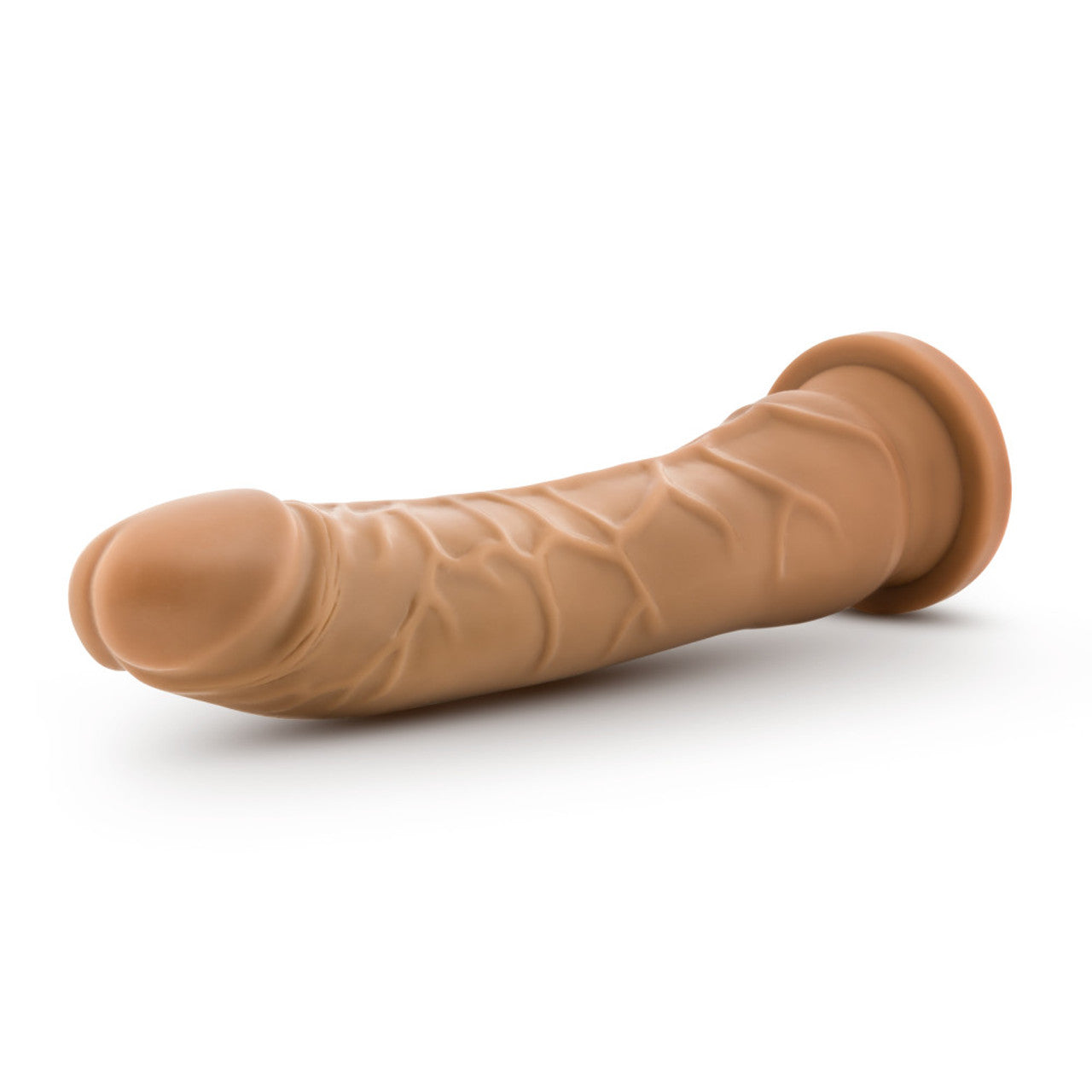 8 Inch Dong with Suction Cup - Mocha - Thorn & Feather Sex Toy Canada