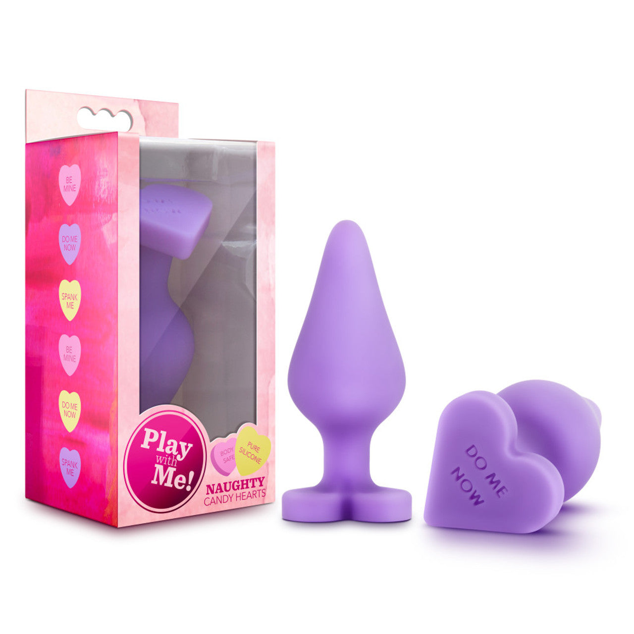 Play with Me - Naughty Candy Heart - Do Me Now - Purple - Thorn & Feather Sex Toy Canada