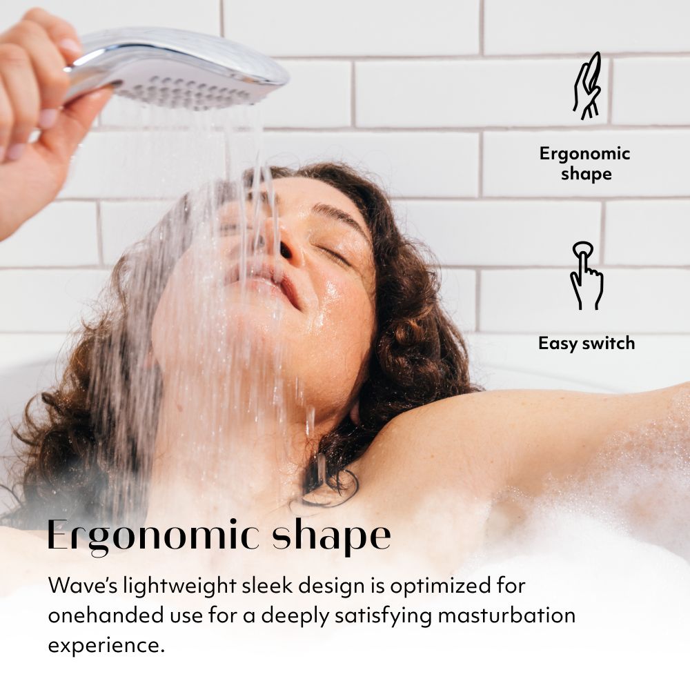 Womanizer Wave 2-in-1 Pleasure Stimulation Shower Head